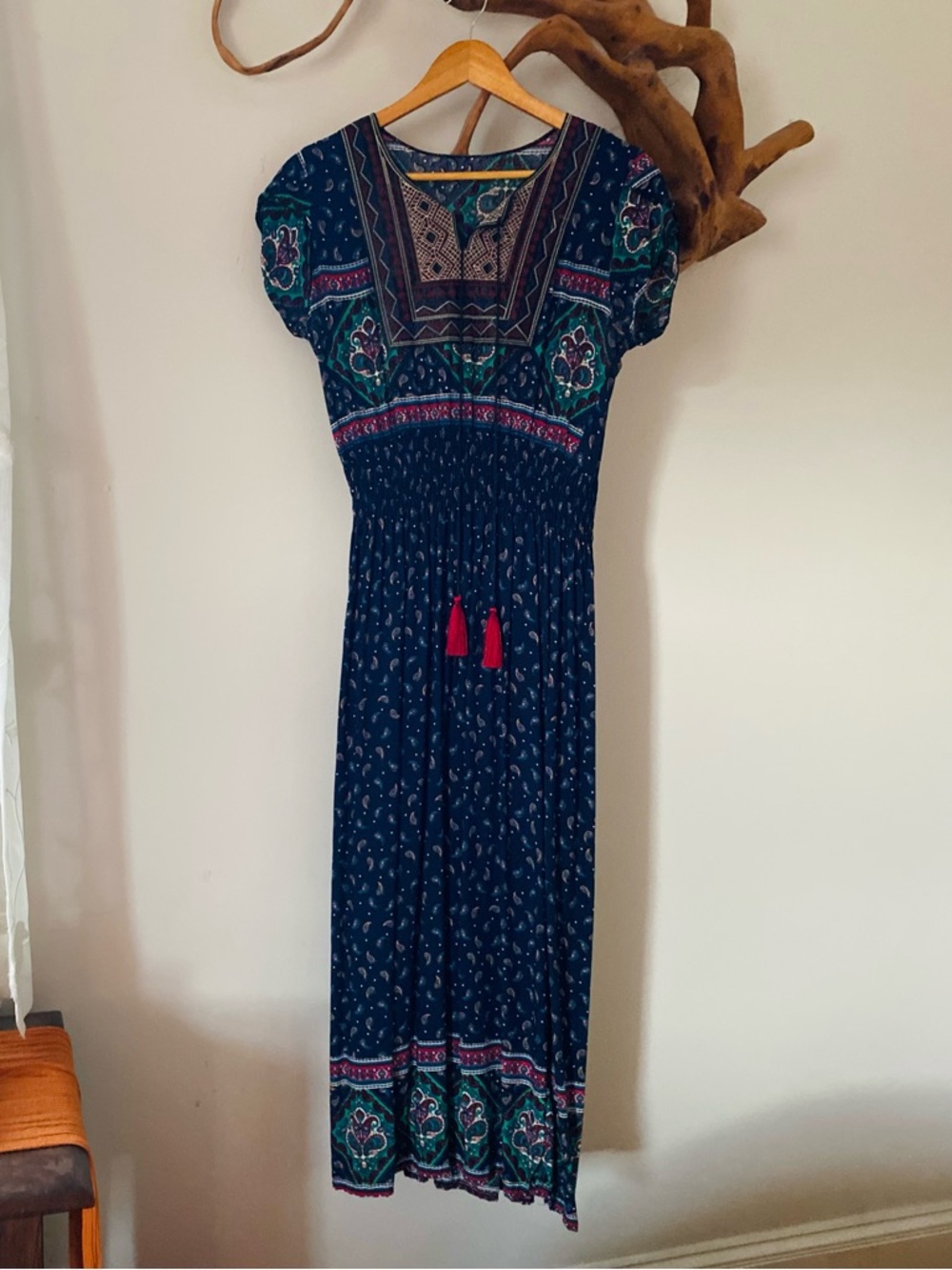 Handmade in India boho maxi dress